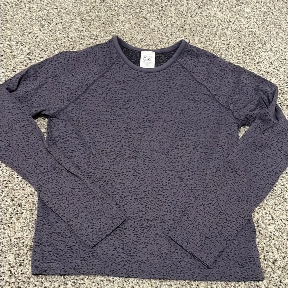 Athleta Girl Patterned Long Sleeve Top